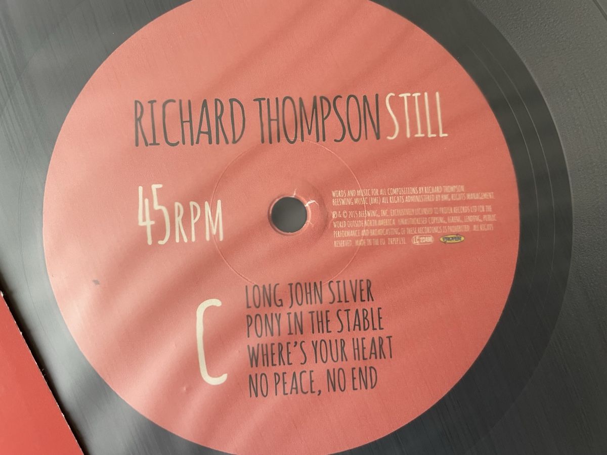Dischi in vinile: Richard Thompson - Still - 2 Vinyl LP - 45 Audiophile – Usato da Olten venduto da Bluespapst 2