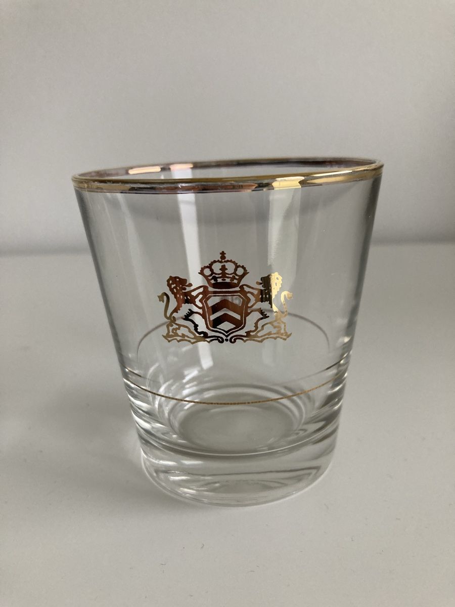 Bicchieri: 6 Whisky Gläser mit Eichstrich und Motiv – Usato da Zwingen venduto da Kult2000