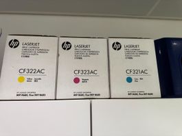 3 Stk. Original HP 653A Toner für Laser Jet M680