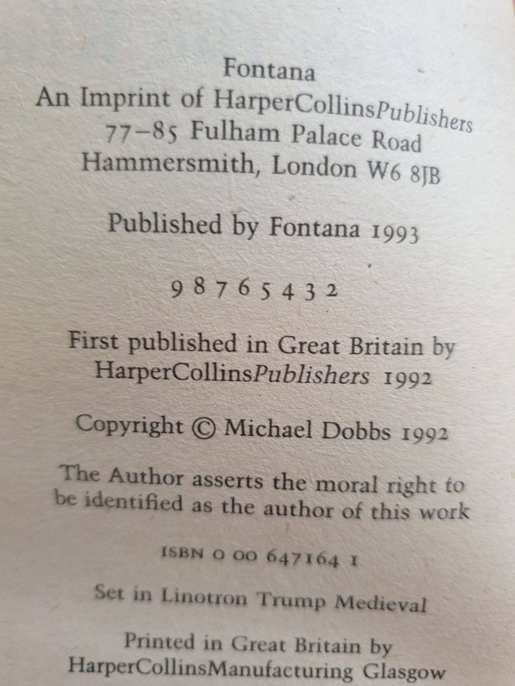 Libri: Michael Dobbs: To play the King - English – Nuovo (secondo la descrizione) da Tuggen venduto da Mviola2 2