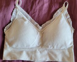 Bustier weiss, tiefer Rückenausschnitt,verstellbare Träger