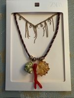 ZARA 2 HALSKETTEN MIT MUSCHEL-CHARMS NEU! 39.90