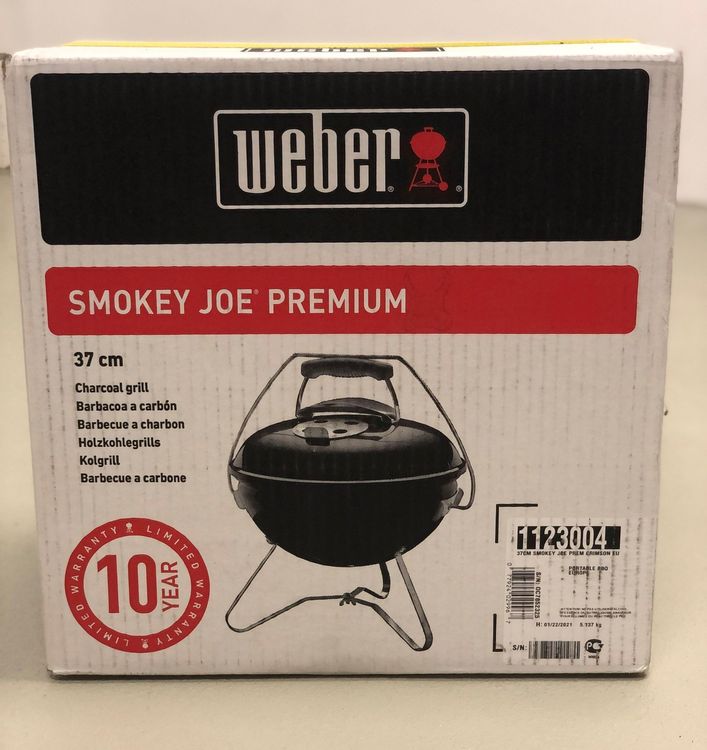 Smokey Joe Premium Weber Grill Rot neu und Originalverpackt | Kaufen ...