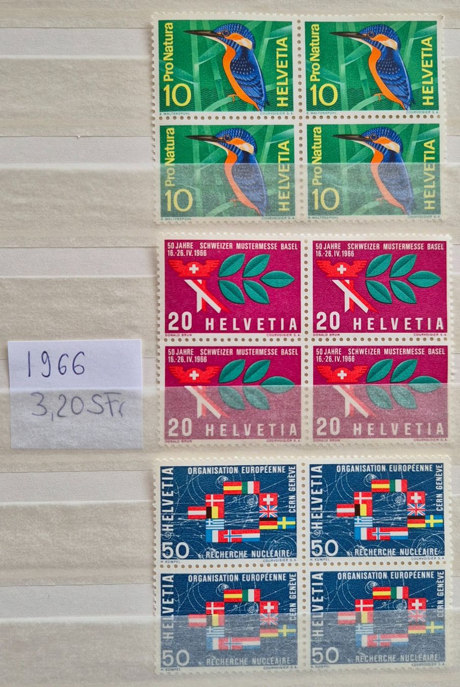 Tutti i francobolli: 4er Blöcke 1966 postfrisch – Usato da Buus venduto da papillon098
