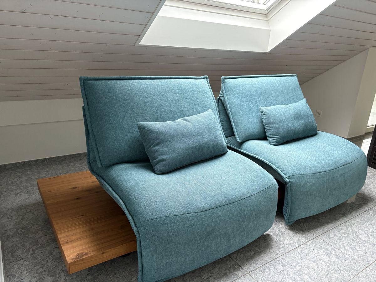 Sofas: Koinor - 2-SITZER-SOFA Stoffbezug Petrol – Gebraucht aus Hünenberg von Nir_y9m9 1