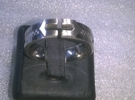 RING EDELSTHAL,,SILBER FABE,,,GLANZIG