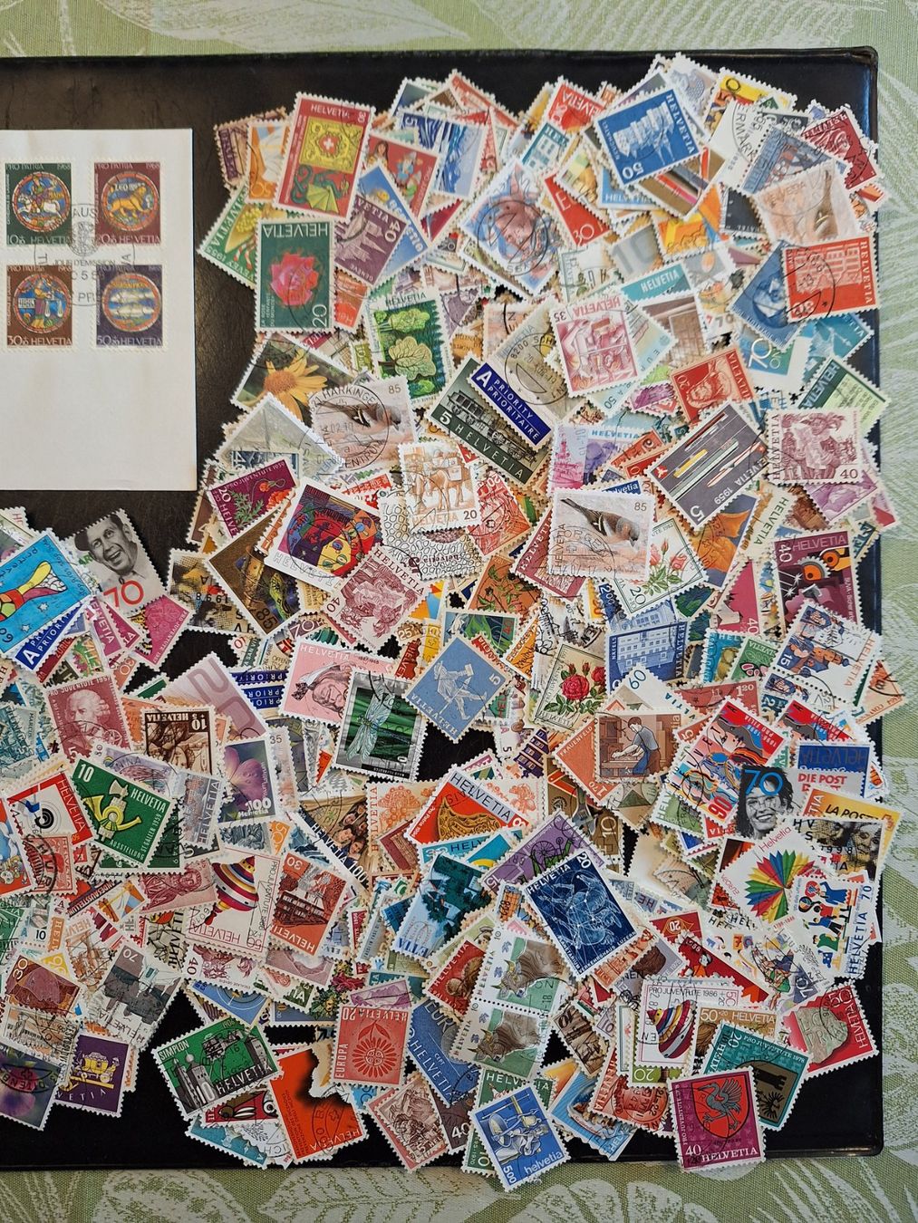 Tutti i francobolli: CH- ca. 1000 und 4 Briefe dazu (A8) – Usato da Genolier venduto da Antoine30 2