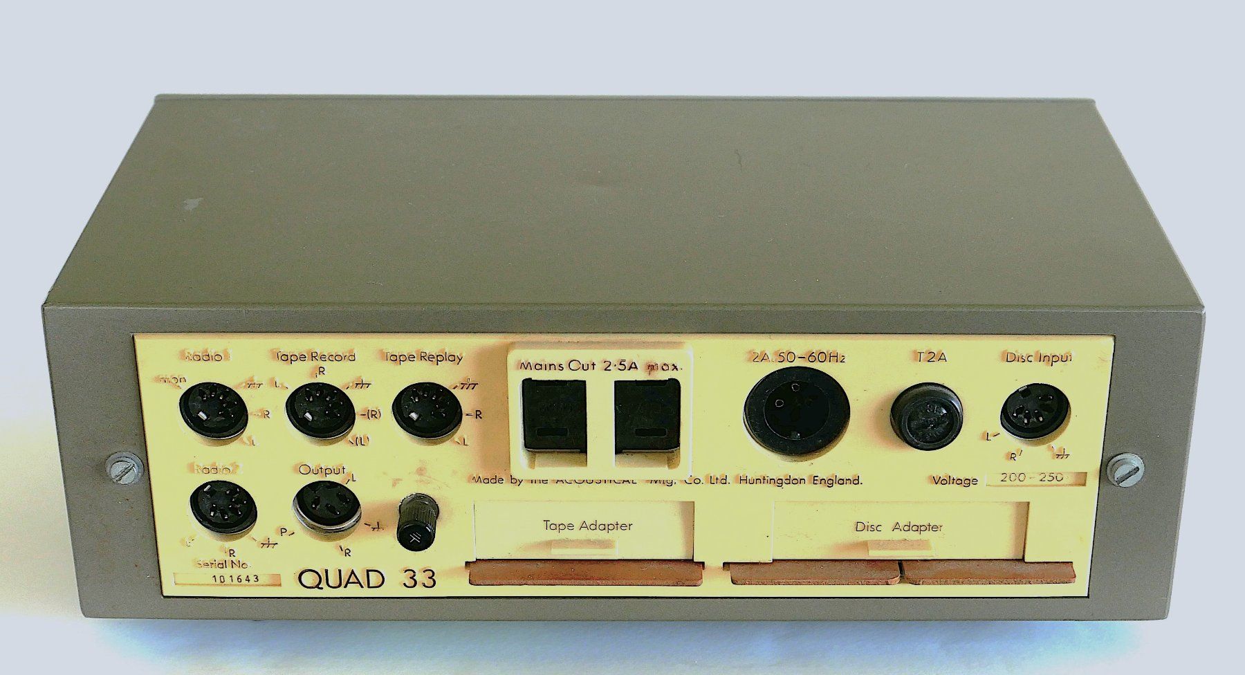 Quad Amplificatori: Quad 33, Vorverstärker, 70er Jahre – Usato da Bern venduto da martinluzi 2