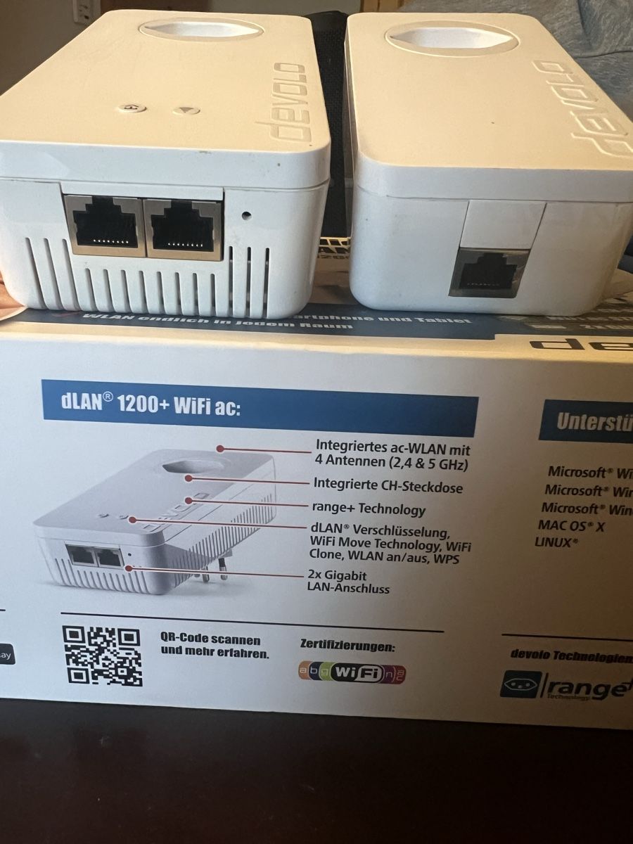 Devolo Unità & Adattatore: Devolo dLAN 1200+ WiFi ac Starter Kit – Usato da Gland venduto da Tim_BL 2