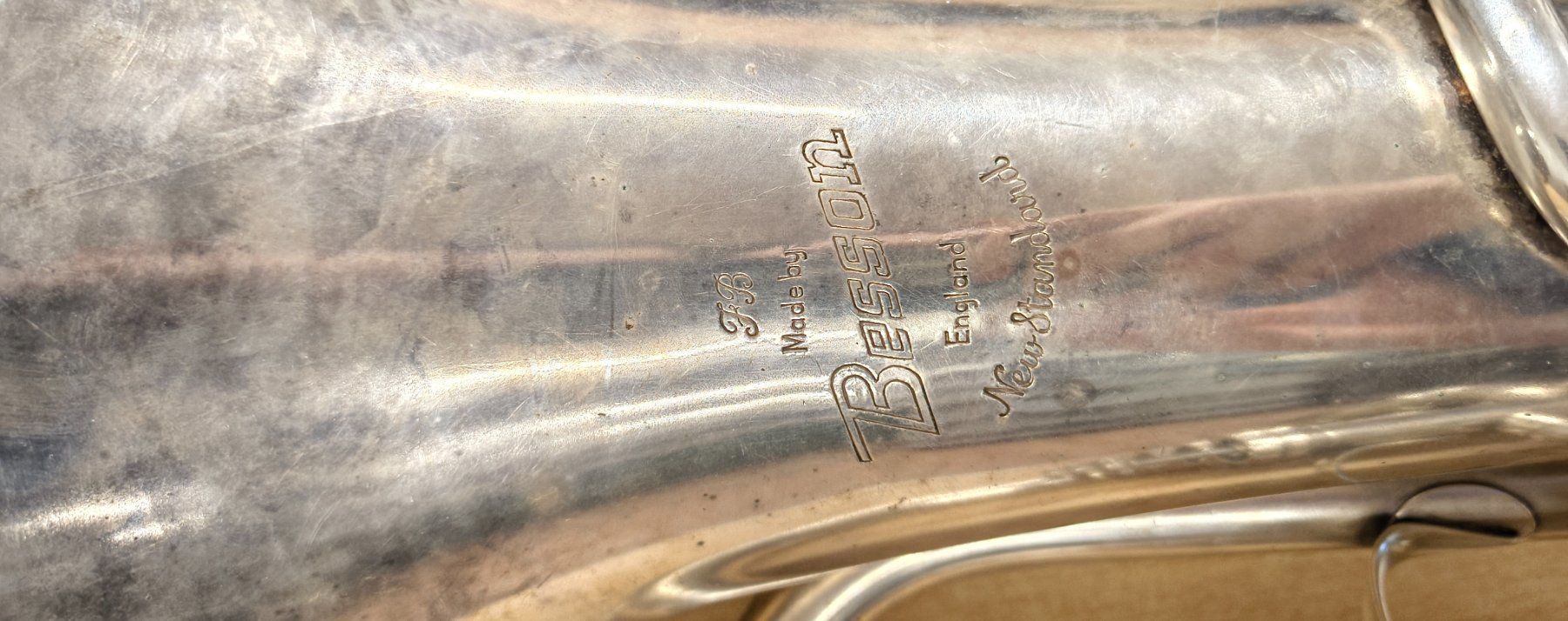 Besson Strumenti musicali: Euphonium Besson New Standard (revisionsbedürftig) – Difettoso da Basel venduto da bk_brockibasel 2