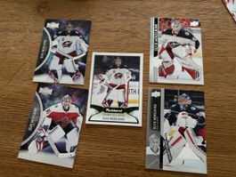 Elvis Merzlikins Hockey Card Lugano NHL