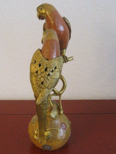 Figurines: Cloisonné Räuchergefäss aus massivem Messing – Neuf (Voir description) à Basel par cronat 3