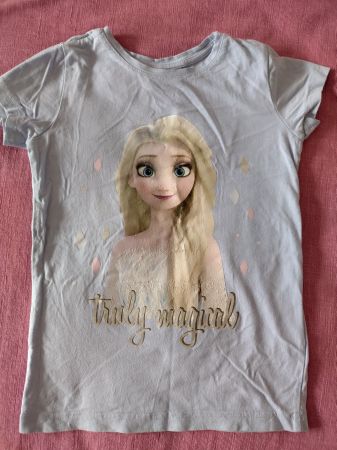 Frozen Mädchen T-Shirt Gr. 116  Eiskönigin Elsa ❄️