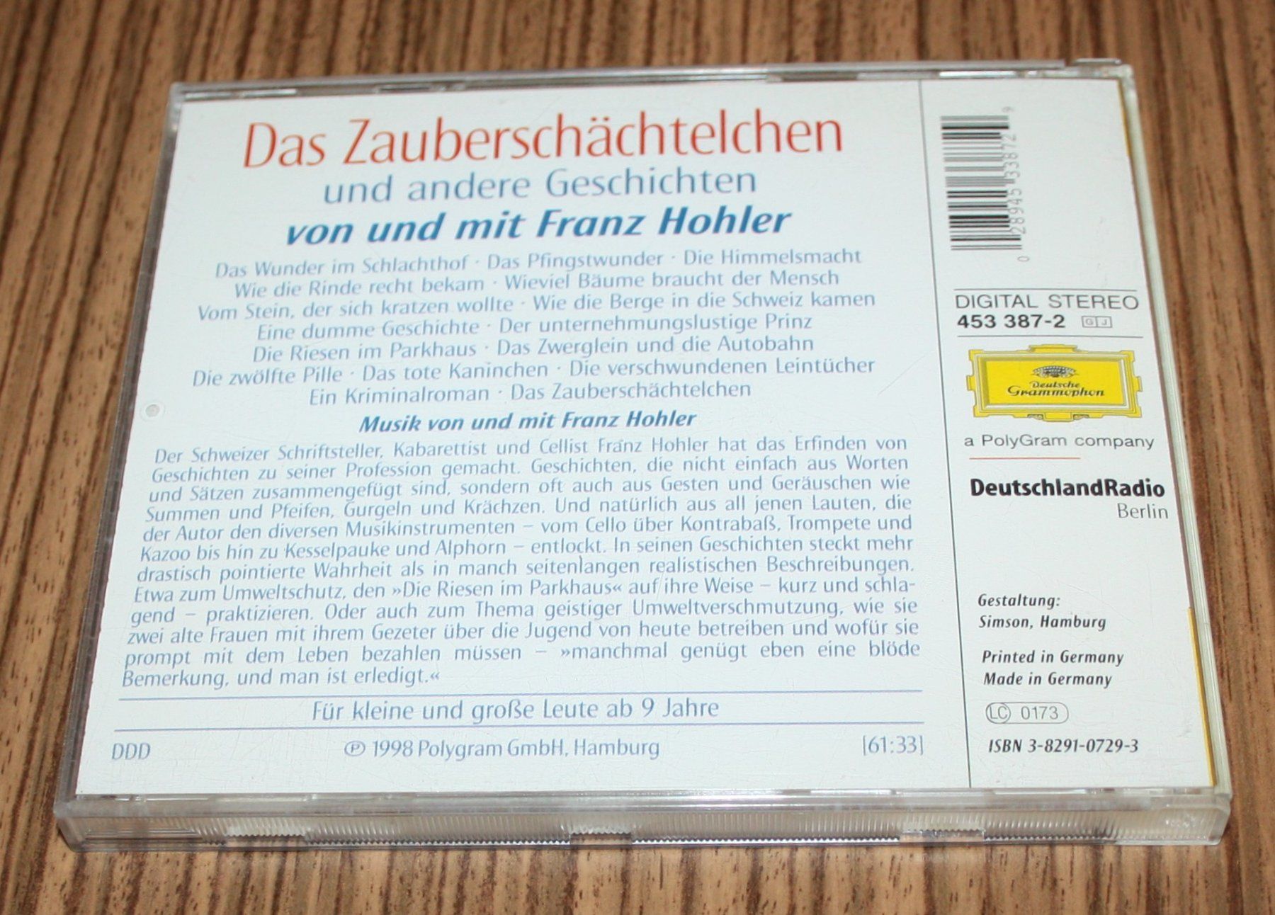Hörbücher: CD Hörbuch Das Zauberschächtelchen  1 CD (68) – Gebraucht aus Flüelen von Rosegarden 1