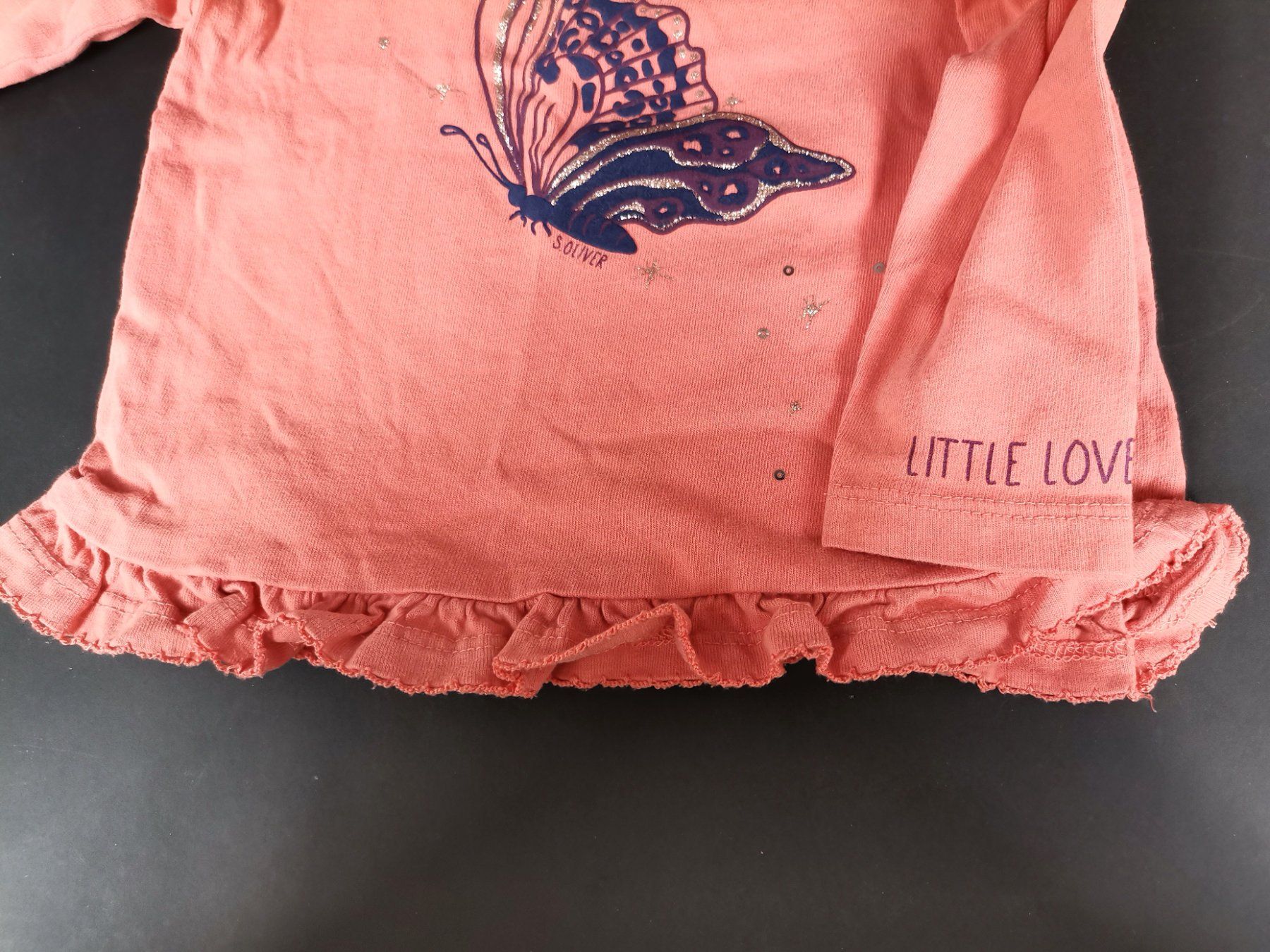 S.Oliver Camicette, T-shirt & Top: S.OLIVER Baby Langarmshirt Orange Gr. 68 – Usato da Schaffhausen venduto da Restwert_SH 4