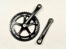Campagnolo Mirage BLACK 9speed Crankset Kurbel 170mm 2606