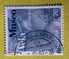 Nr.1023 GESTEMPELT Wiedereröffnung Museo Vela 2001 