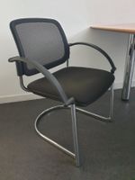 Bequemer SitzungStuhl mit Netzrücken, Stahlgestell,10 Stueck