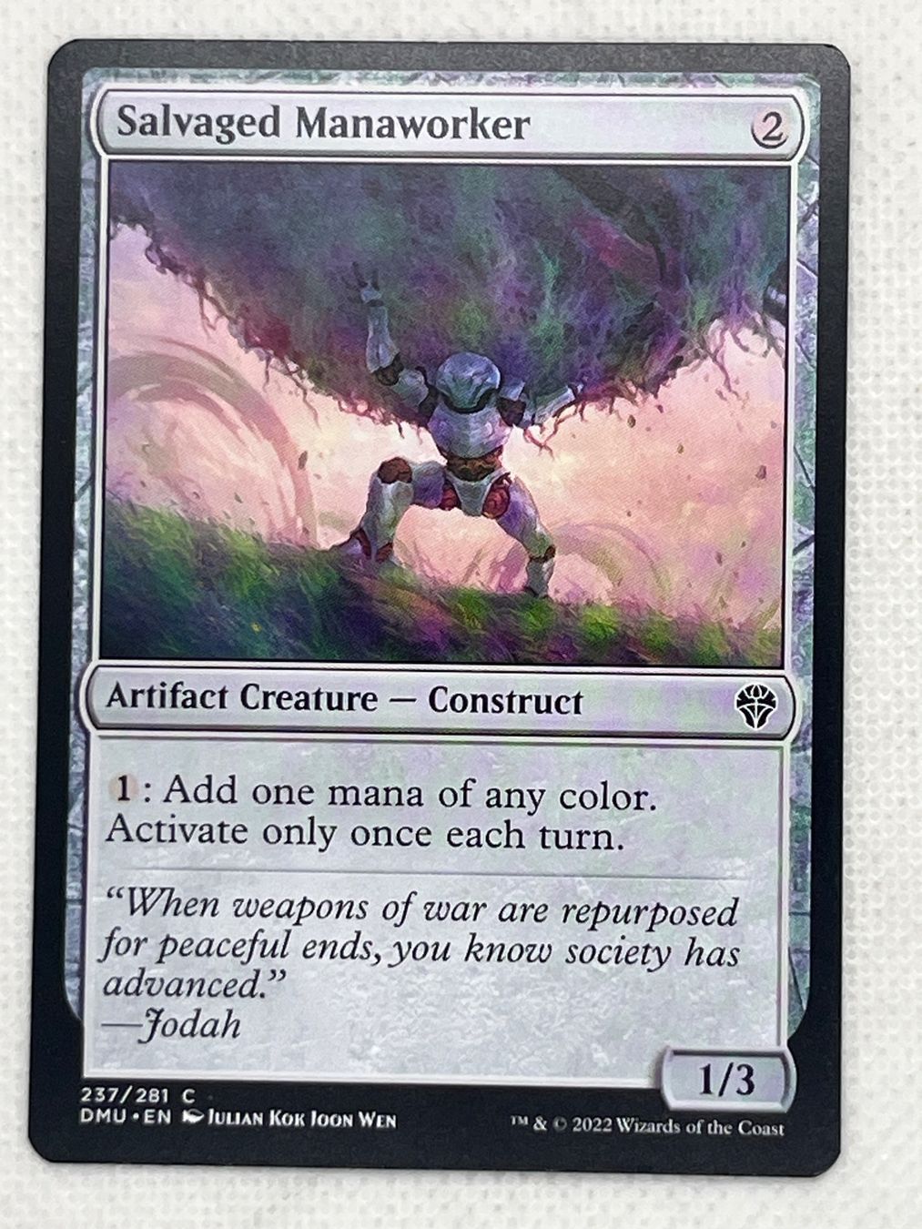 Magic The Gathering Carte collezionabili: Magic The Gathering MTG Salvaged Manaworker – Usato da Hinterkappelen venduto da Kim1992