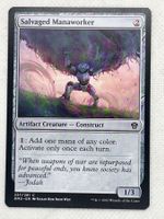 Magic The Gathering MTG Salvaged Manaworker