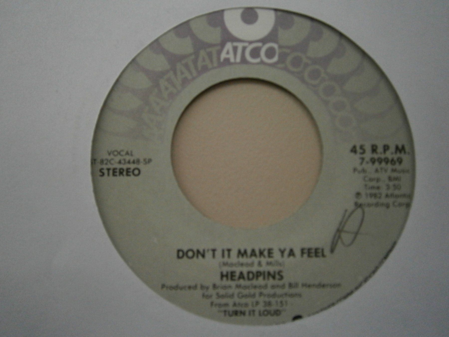 Dischi in vinile: Vinyl-Single Headpins - Don't It Make Ya Feel – Usato da Langenthal venduto da Modo39
