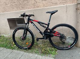 Vollgefedertes Mountainbike (Fully) B'Twin Rockrider 520 S