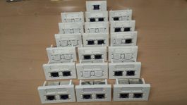 Netzwerkdose FLF 2 Port Reichle C6