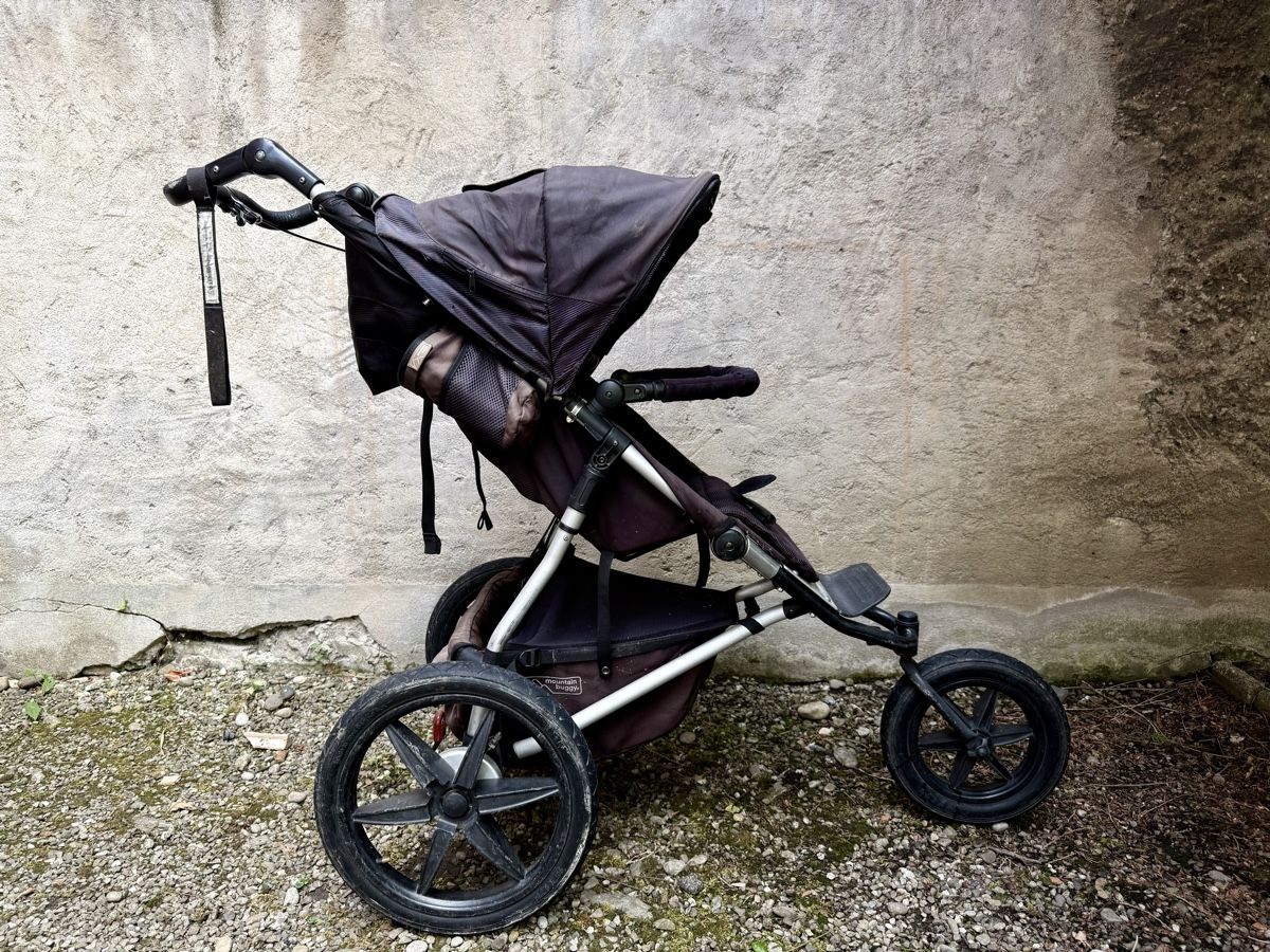 Mountain Buggy Carrozzine: Mountain Buggy Terrain mit Carrycot Plus – Usato da Basel venduto da vita108 7