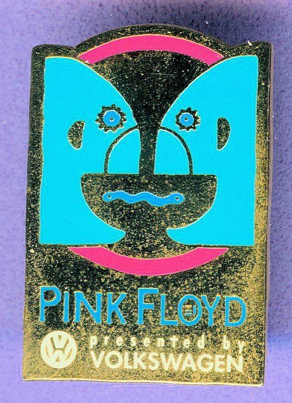 Placchette & Badge: Pink Floyd  VOLKSWAGEN  goldig – Usato da Winterthur venduto da Sammleroase