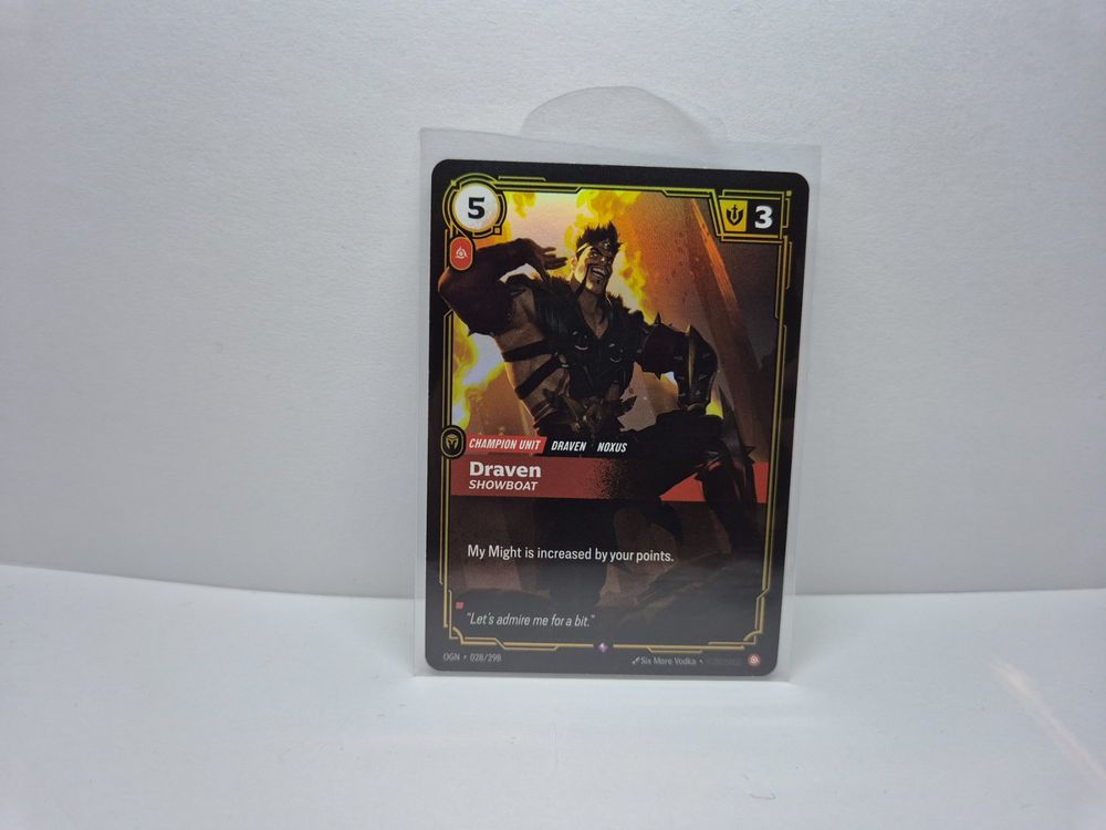 Riftbound Origins Draven OGN 028 Rare (Neu (gemäss Beschreibung)) in ...