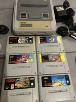 Nintendo Snes konsole mit 6 Top spiele 