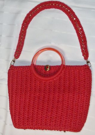 Tasche Damen Gehäkelte Handtasche Umhängetasche