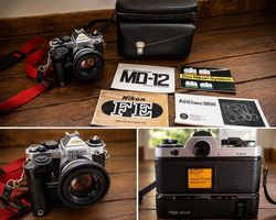 Nikon FE + Nikkor 50mm f/1.4 + MD-12 Motor Drive 
