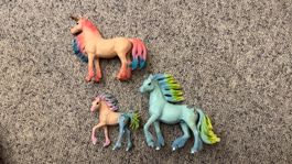 3 Schleich Tierfiguren Einhörner