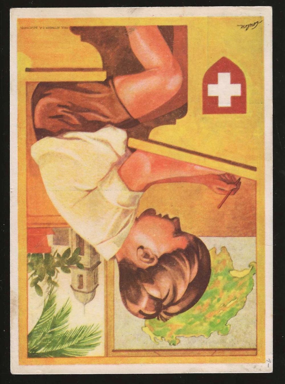 Tutti i francobolli: 1930 : Bundesfeierkarte - mit Flugpost – Usato da Gümligen venduto da Geniusbuy 1