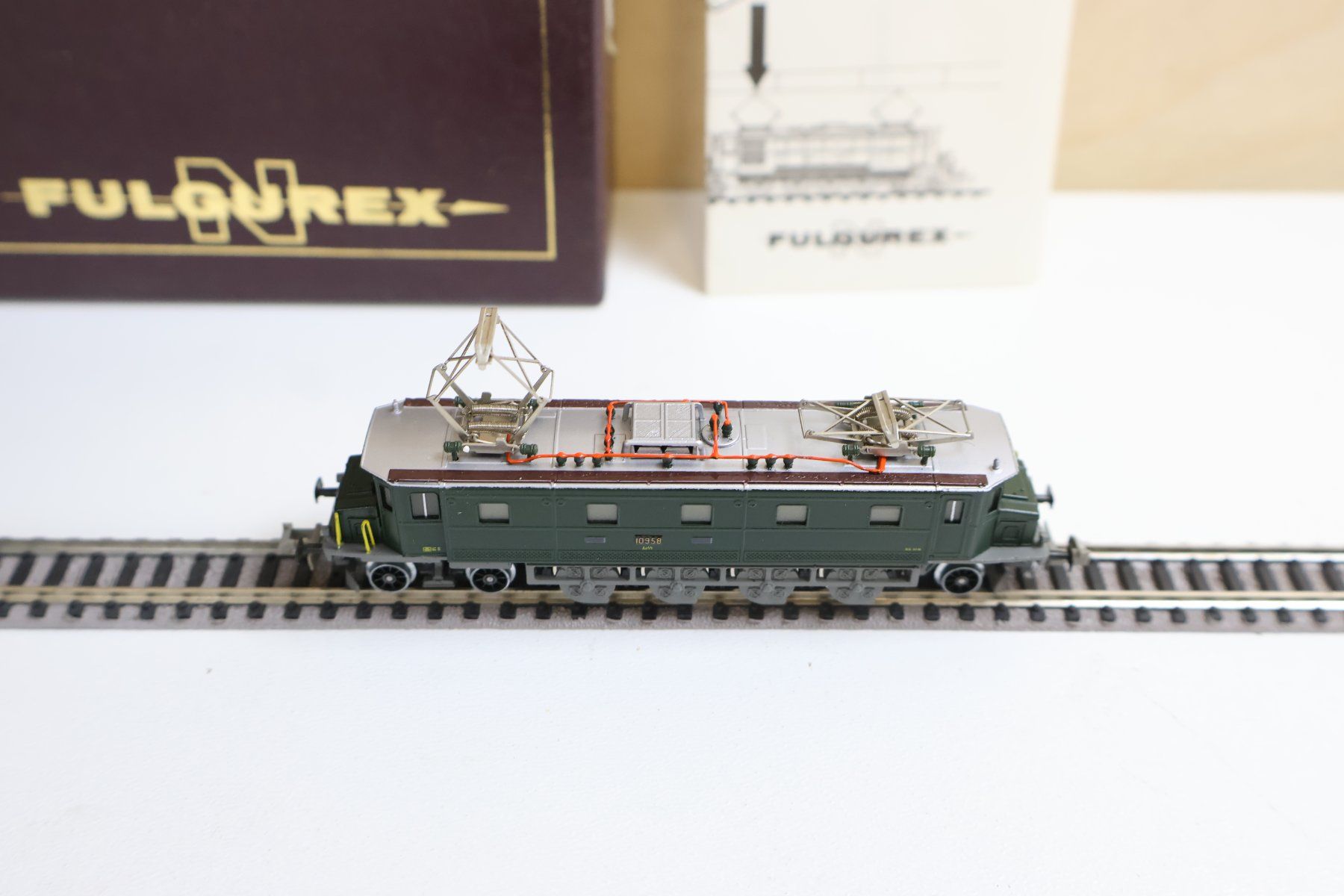 Fulgurex Modellini di ferrovie: Fulgurex SBB Ae 4/7 E-Lok - Spur N Messingmodell – Usato da Winterthur venduto da Monstera 3