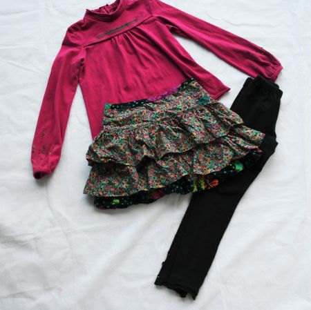 Tshirt, Rock,  Leggins von Catimini 140