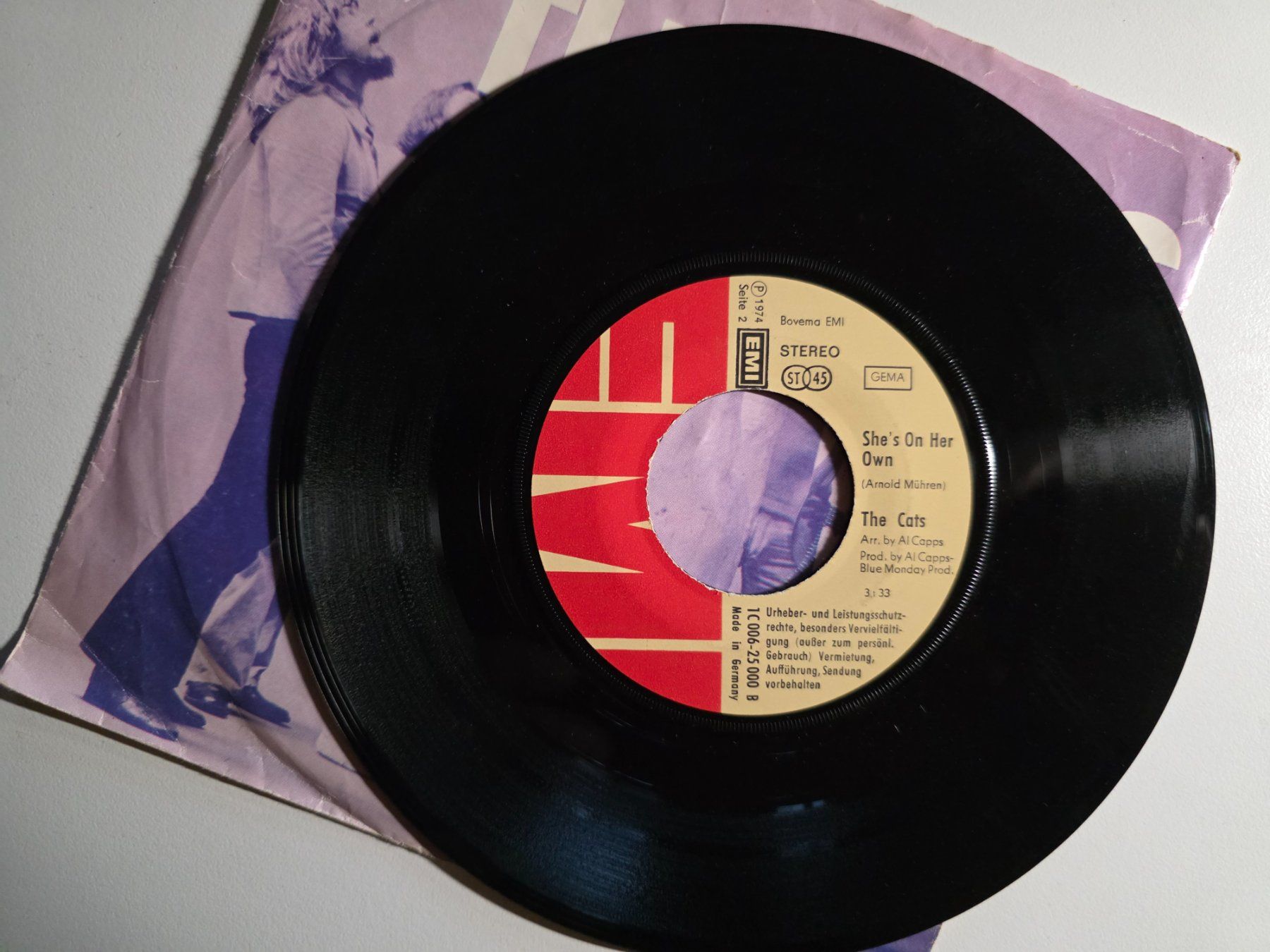 Dischi in vinile: Single Vinyl - The Cats - Be my Day – Usato da Walterswil BE venduto da Lonitti 3