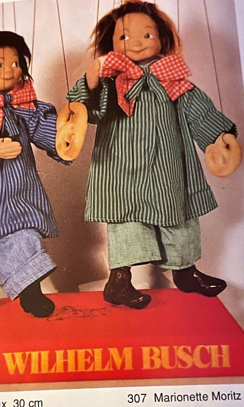 Puppen: Marionette Moriz  30 cm.  (307) – Gebraucht aus Lutzenberg von Truhe 2