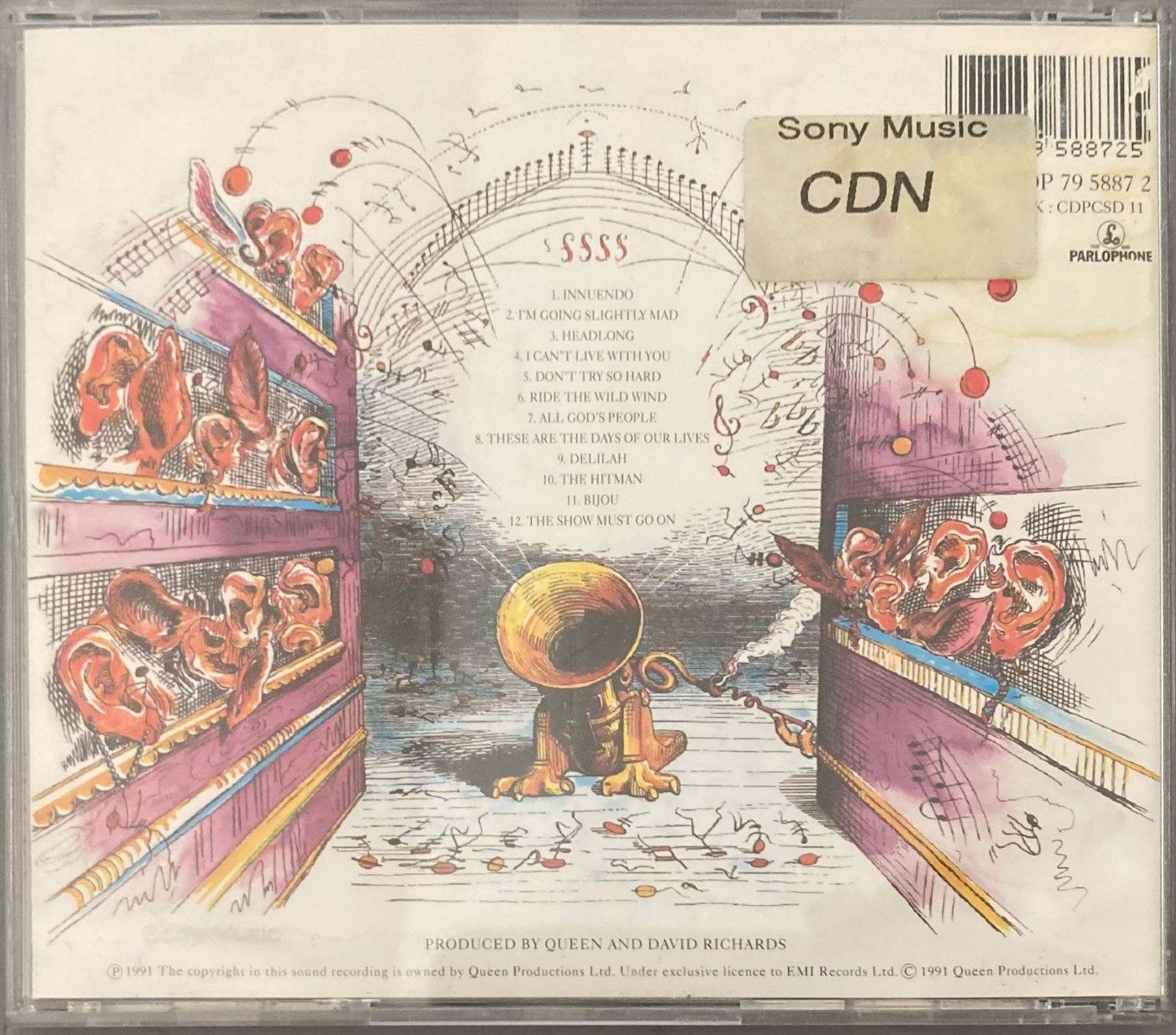 CD: QUEEN - INNUENDO – Usato da Poliez-Pittet venduto da Newtown-Records 1