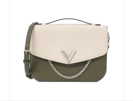 Louis Vuitton Very Messenger Bag in Olive / Coquille Beige