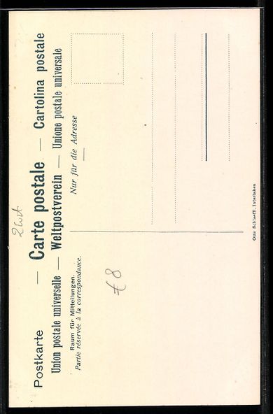 Cartes postales: Interlaken, Grand Hotel Métropole – D'occasion à Berlin par bartko-reher 1