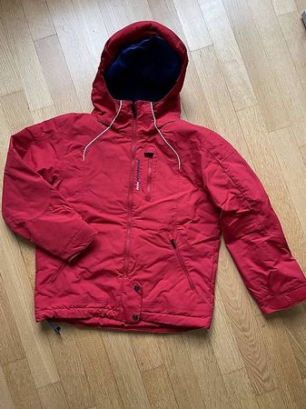 Peak Performance Kinder-Skijacke Gr. 150, rot-blau, warm