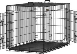 FEANDREA Hundekäfig XL Schwarz