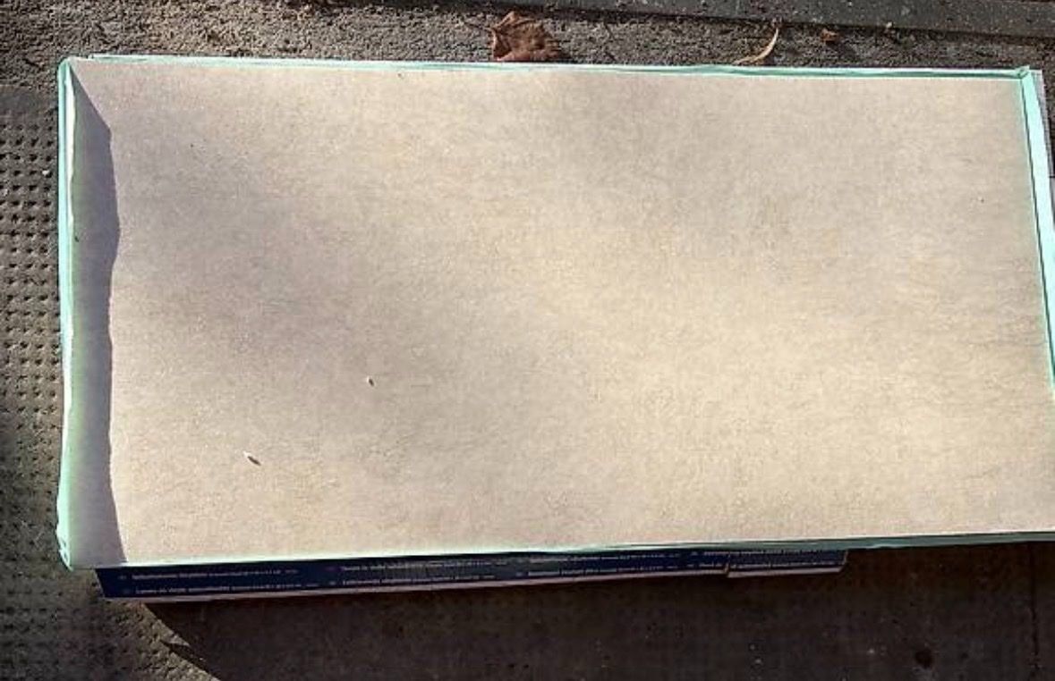 Aufkleber: Vinyl-Fliese Granada sand selbstklebend Chromix Mortex beige – Neu (gemäss Beschreibung) aus Sarmenstorf von taosun 3