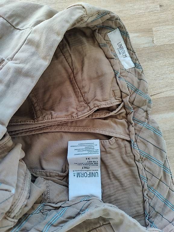 Hosen: Herren Uniform Chino Hose beige Gr. 31 – Gebraucht aus Stettfurt von gutzli_al 1