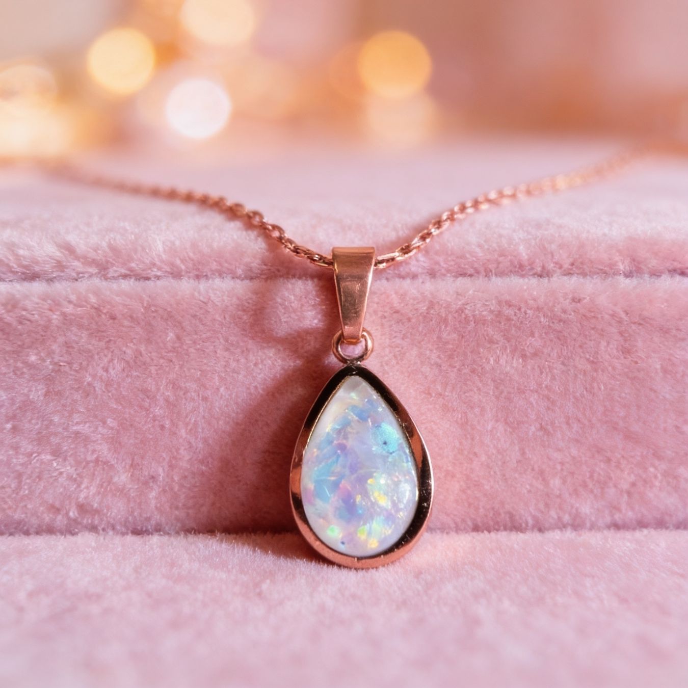 Catenine: Magnifique collier Opale – Nuovo e nell'imballaggio originale da St-Maurice venduto da Sandrinette123 3