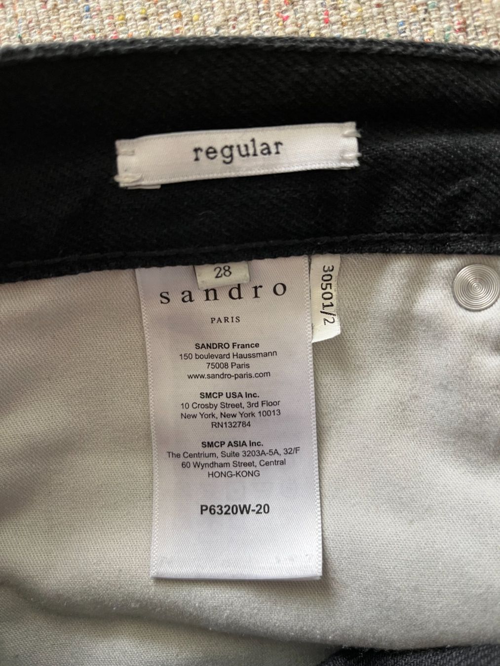 Sandro Jeans: SANDRO SS20 REGULAR STRAIGHT DENIM BLACK – D'occasion à Zürich par Ankawhi 6