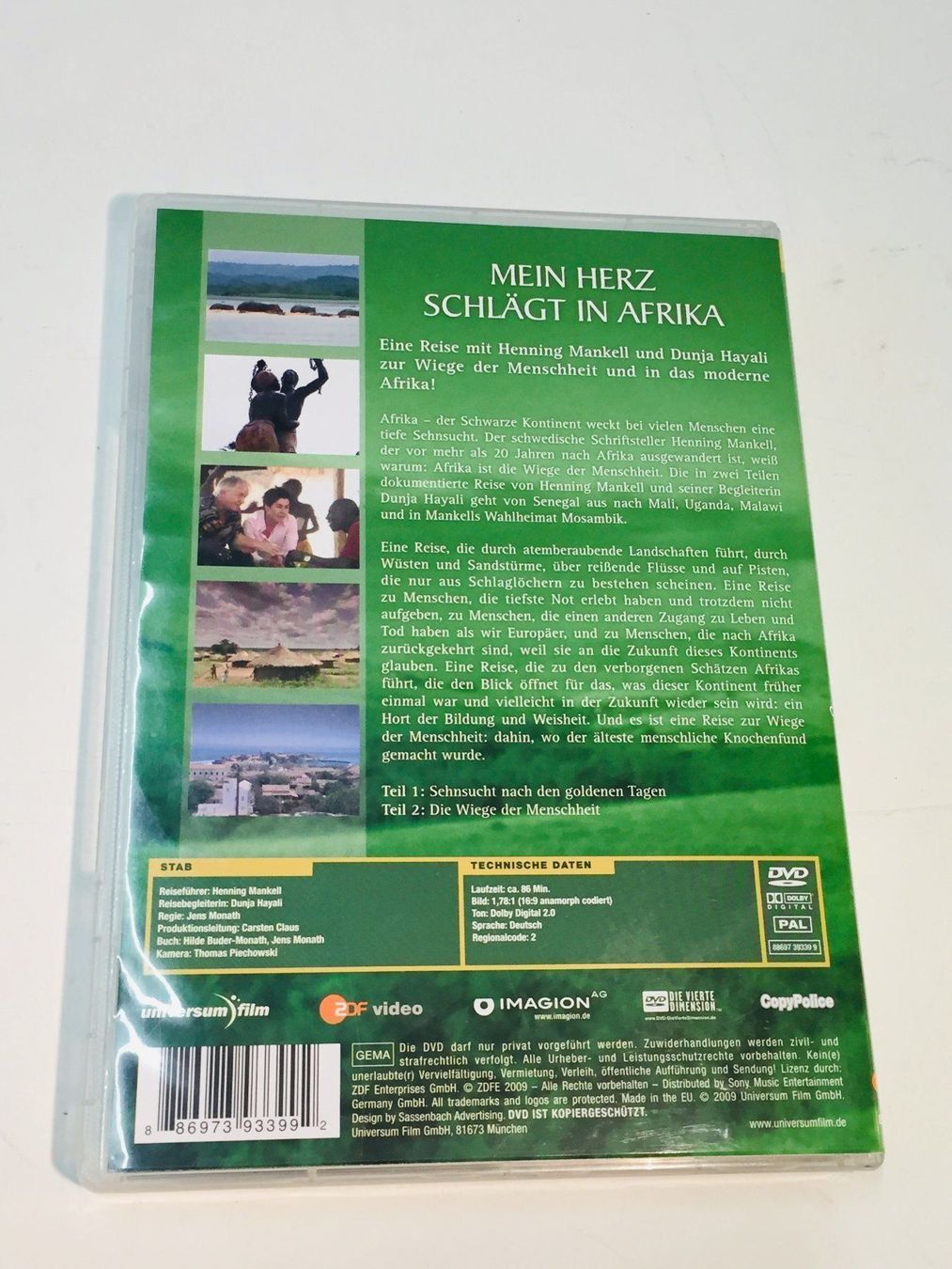 Tutti i DVDs: 2 x DVD Tiere & Afrika – Usato da Schaffhausen venduto da sparzone 7