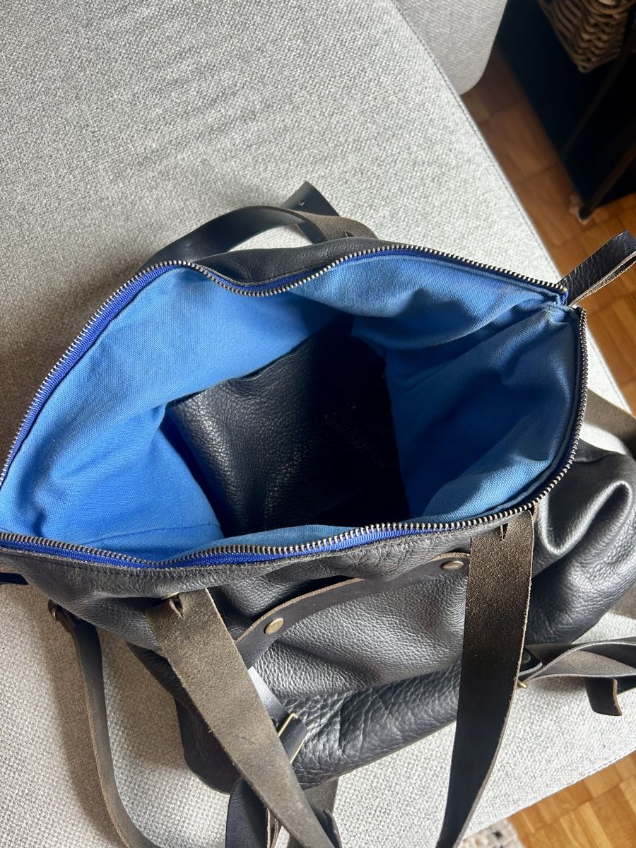 Rucksäcke: Ledertasche/Rucksack schwarz   – Gebraucht aus Zürich von cdu_8jxf 2